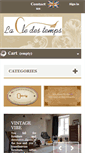 Mobile Screenshot of lacledestemps.com